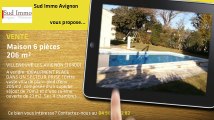 A vendre - maison - VILLENEUVE LES AVIGNON (30400) - 6 pièces - 206m²