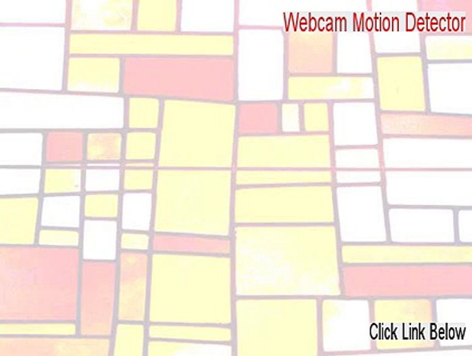Webcam Motion Detector Serial - Download Now
