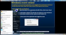 Active-Server-Pages-ASPNET-Windows-event-viewer-step-by-step-Lesson-72