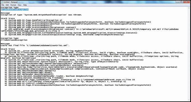 Active-Server-Pages-ASPNET-Logging-exceptions-to-the-windows-eventviewer-step-by-step-Lesson-73