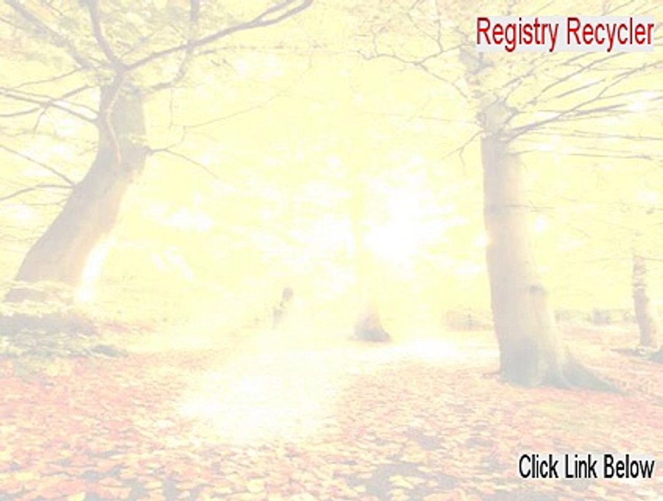 Registry Recycler Crack - Download Now (2015)