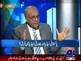Indian Media VS Pakistan Media Difference Najam Sethi