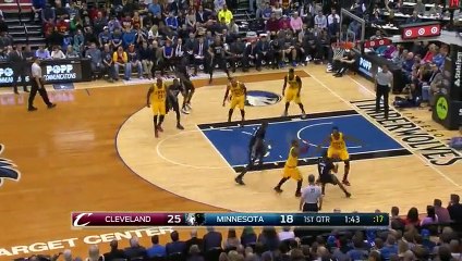 LeBron James Explodes to the Basket   Cavaliers vs Timberwolves   Jan 31, 2015   NBA 2014-15 Season