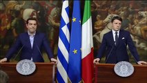 Roma - Renzi riceve il primo ministro greco Tsipras (03.02.15)