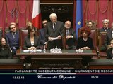 Roma - Giuramento e discorso di insediamento del Presidente Mattarella, II parte (03.02.15)