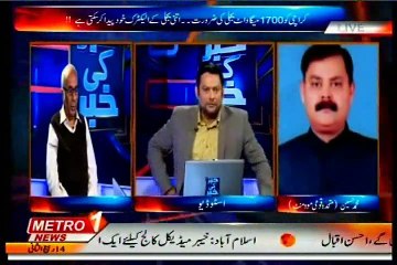 Metro 1 News Khabar Ki Khabar Ali Hassan MQM Muhammad Hussain  (03 Feb 2015)