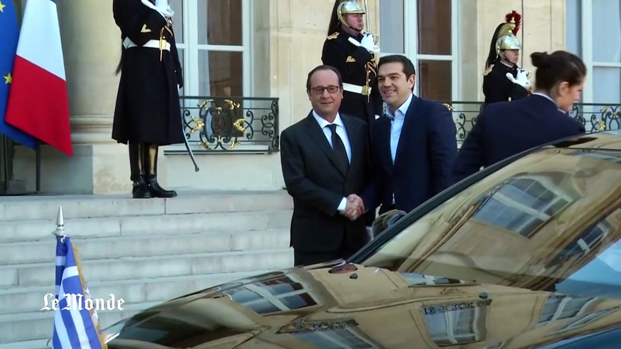Tsipras en viste à l'Elysée