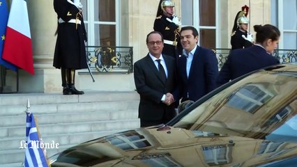 Tsipras en viste à l'Elysée