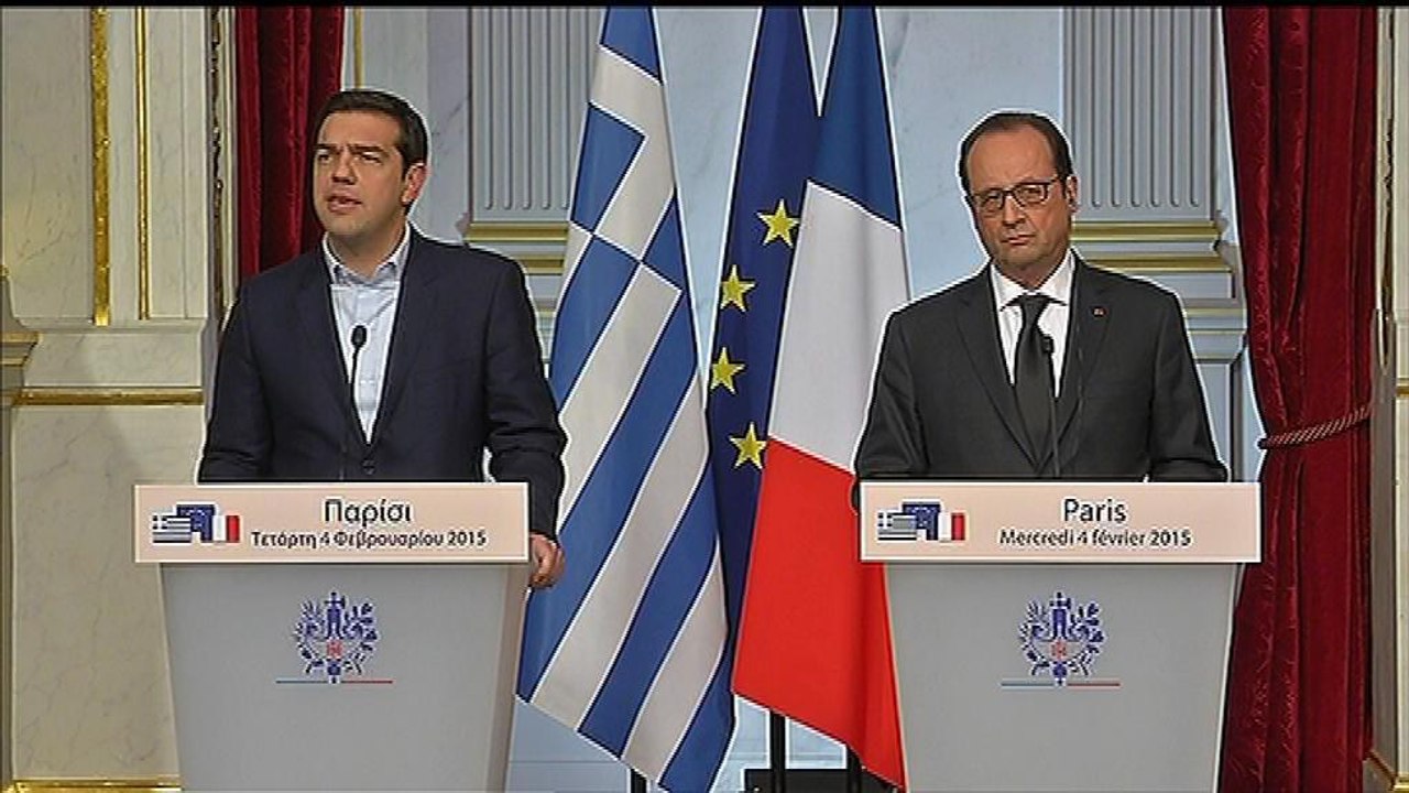 Alexis Tsipras à l'Elysée: "La Grèce n'est pas une menace pour l'Europe"