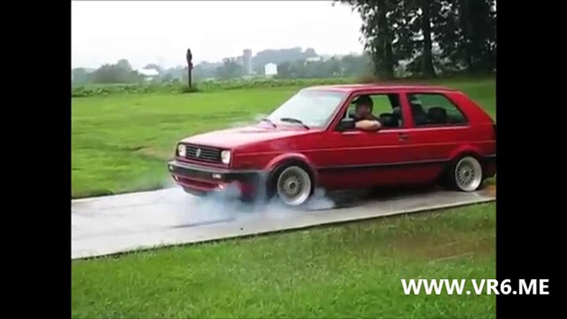 Golf 2 Gti 16v Brutal Burnout Video Dailymotion