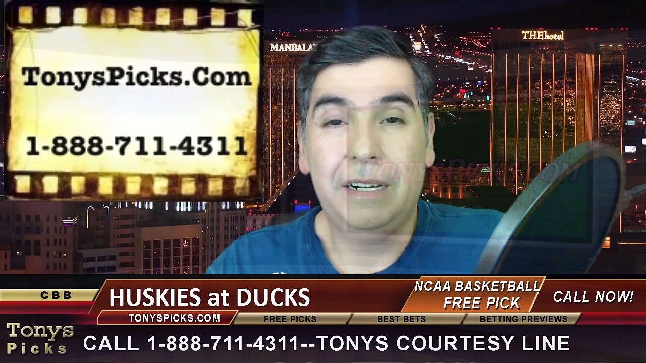 Oregon Ducks vs. Washington Huskies Free Pick Prediction NCAA College Basketball Odds Preview 2-4-2015