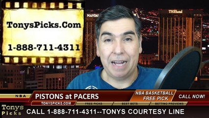 Indiana Pacers vs. Detroit Pistons Free Pick Prediction NBA Pro Basketball Odds Preview 2-4-2015