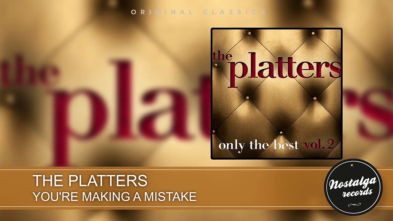 The platters - you're making a mistake