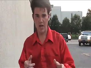 Brad Mccrady cuts an ad for Walkin On The Blvd at Elvis Week
