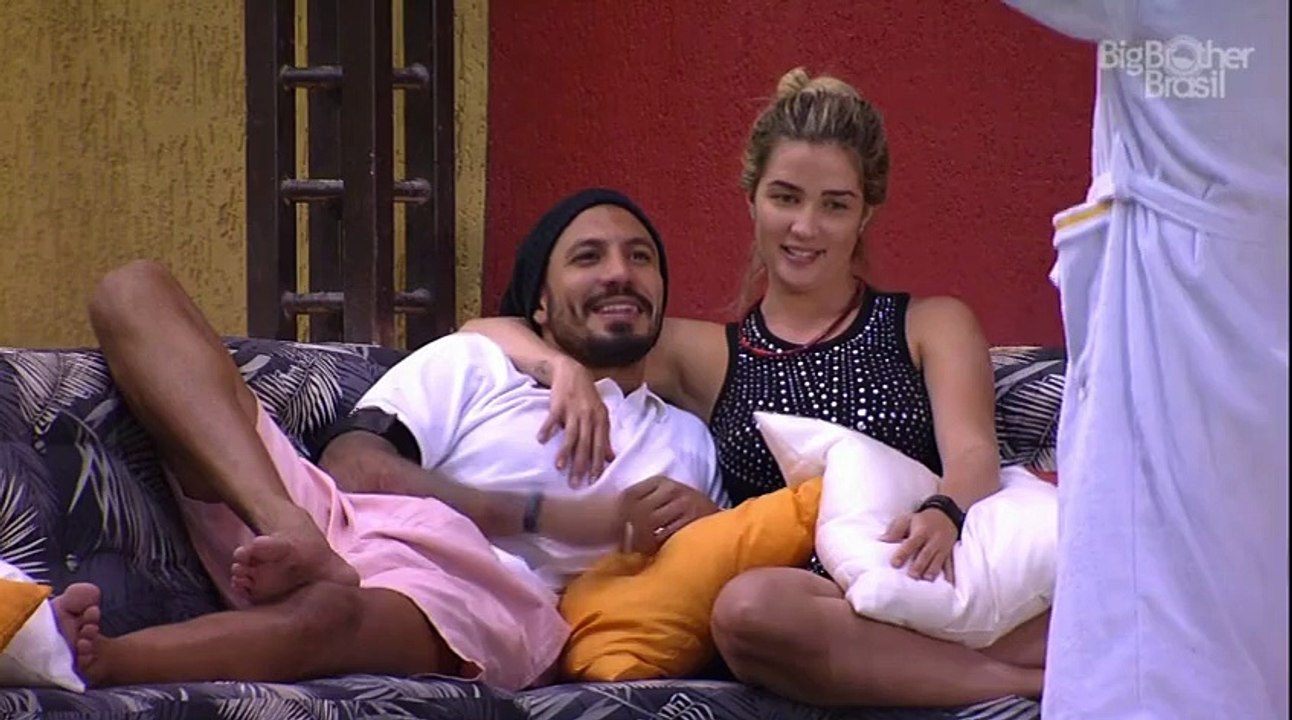 Fernando e Aline pós paredao parte 1