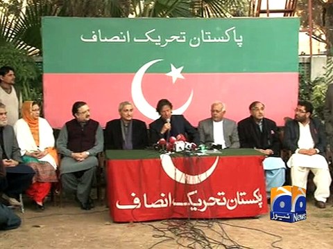 Imran Khan vows to challenge appointment of caretaker CM Gilgit-Baltistan-Geo Reports-04 Feb 2015