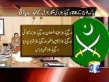 28 brigadiers of Pak Army promoted as Major Generals-Geo Reports-04 Feb 2015