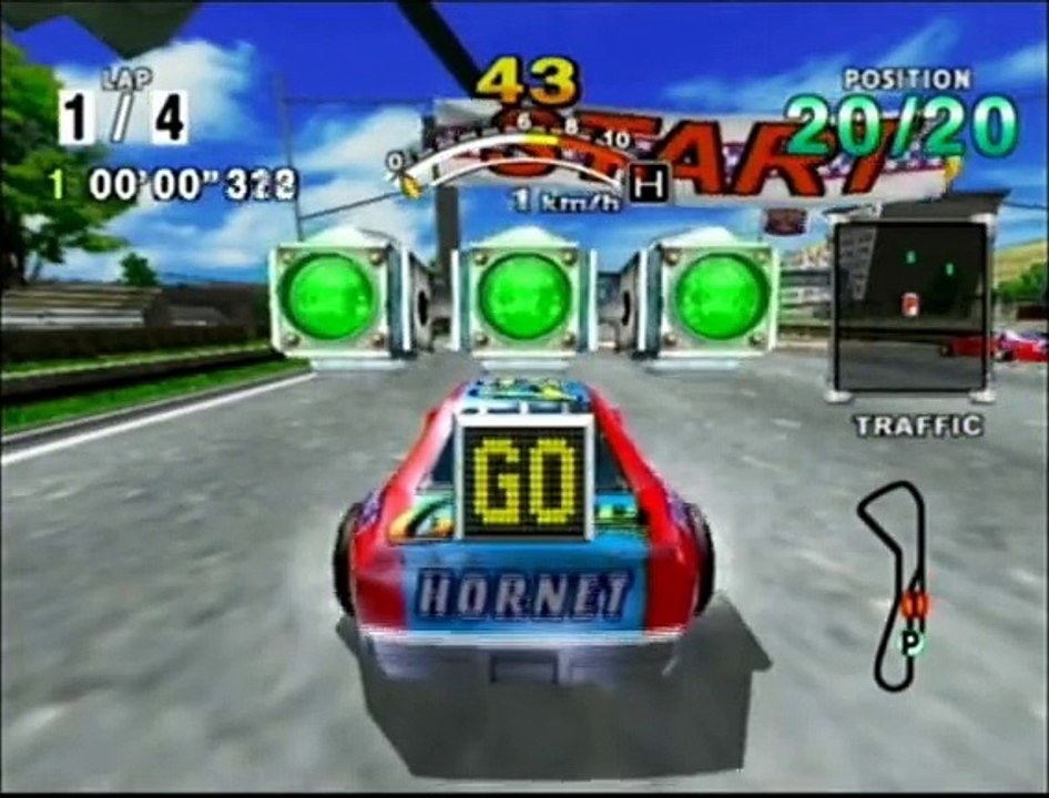 Test vidéo Dreamcast - Daytona USA 2001