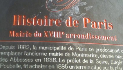 Mal-logement: manifestation devant la mairie du 18ème arrondissement.