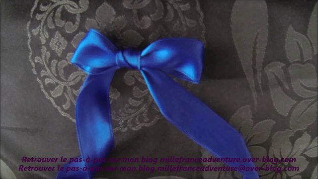Tuto Faire un nœud ruban parfait - n°1 Loisirs Créatifs