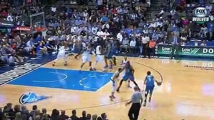 Ricky Rubio magic Wraparound Bounce Pass To Thad Young