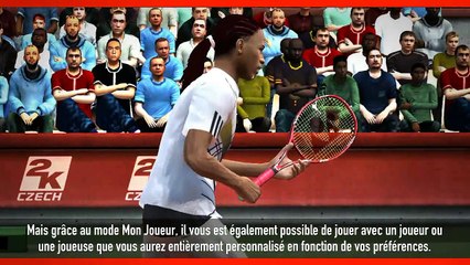 Trailer - Top Spin 4 (Création de personnages)