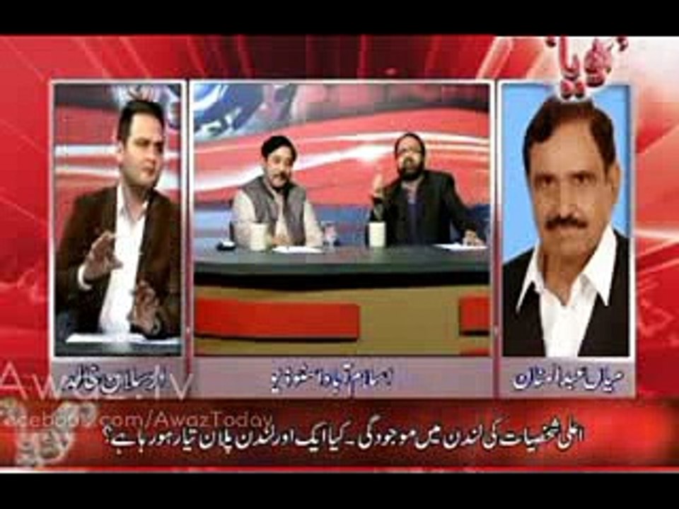 Real Fight & Harsh Words Exchanged Between Umar Riaz Abbasi (PAT Spokeman) And Mian Abdul Mannan PML N