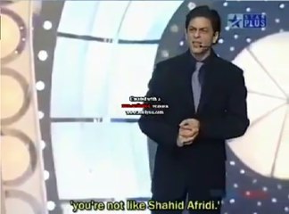 Shahrukh Khan Accept Shahid Afridi Is****** /HD/