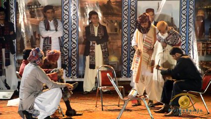 On "LATIF DAY" Student of Mehran Council Quaid I Azam University Islamabad Present the Tablo on Jaano German's story at open Air Theater Islamabad