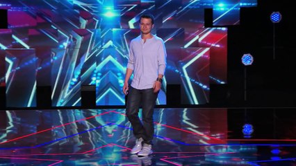 Mat Franco: Card Trick Paints Picture of Howie Mandel - America's Got Talent 2014