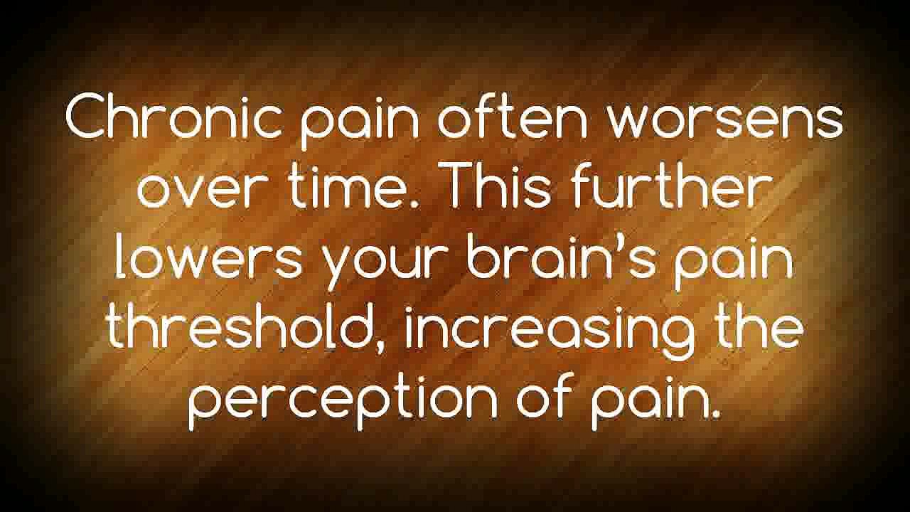 Do you suffer from pain?