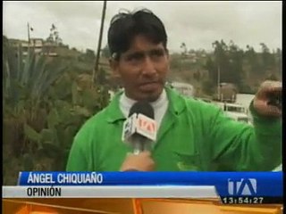 Se registró un accidente en la vía Ambato - Latacunga