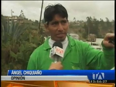 Se registró un accidente en la vía Ambato - Latacunga