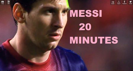 FC Barcelona Lionel Messi _20 Minutes_/ HD/
