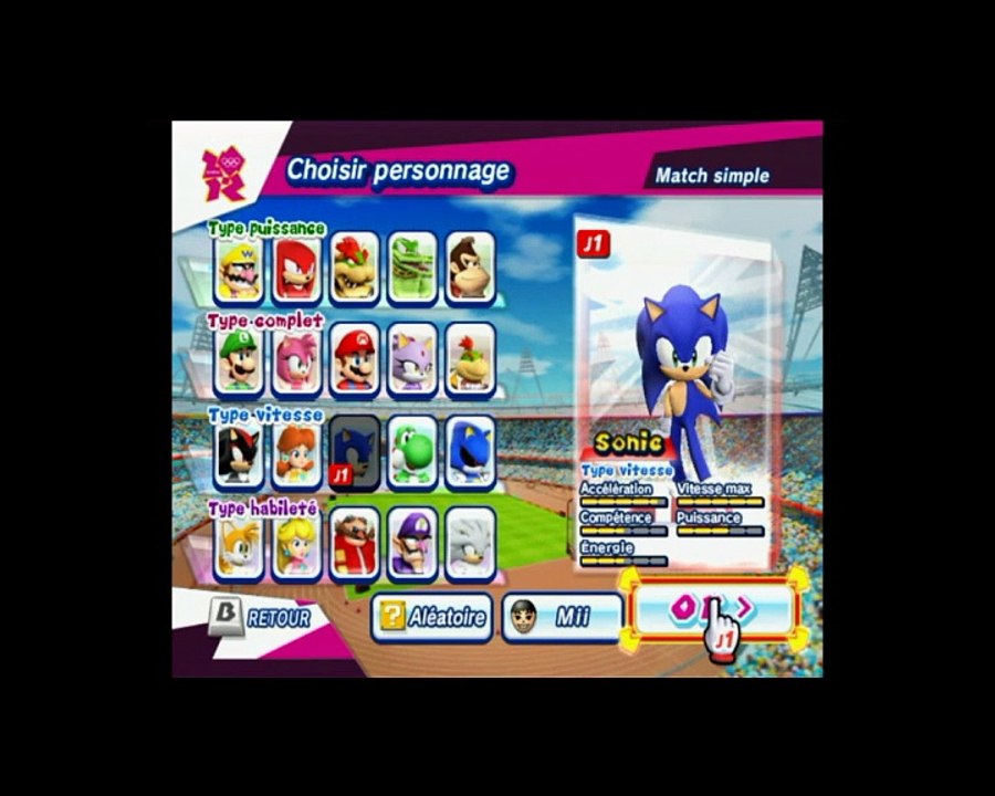 Test vidéo - Mario & Sonic aux Jeux Olympiques de Londres 2012