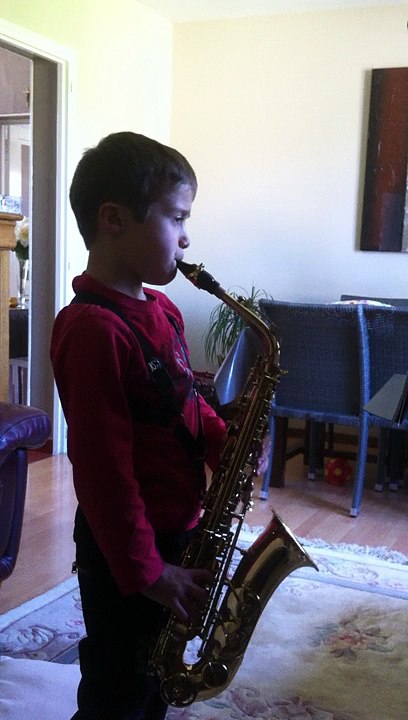 13/04/2014 Julian au saxophone