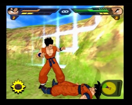 Test vidéo - Dragon Ball Z: Budokai Tenkaichi 2 (Sadako en Mode Super Loser Saiyens Niveau 99)
