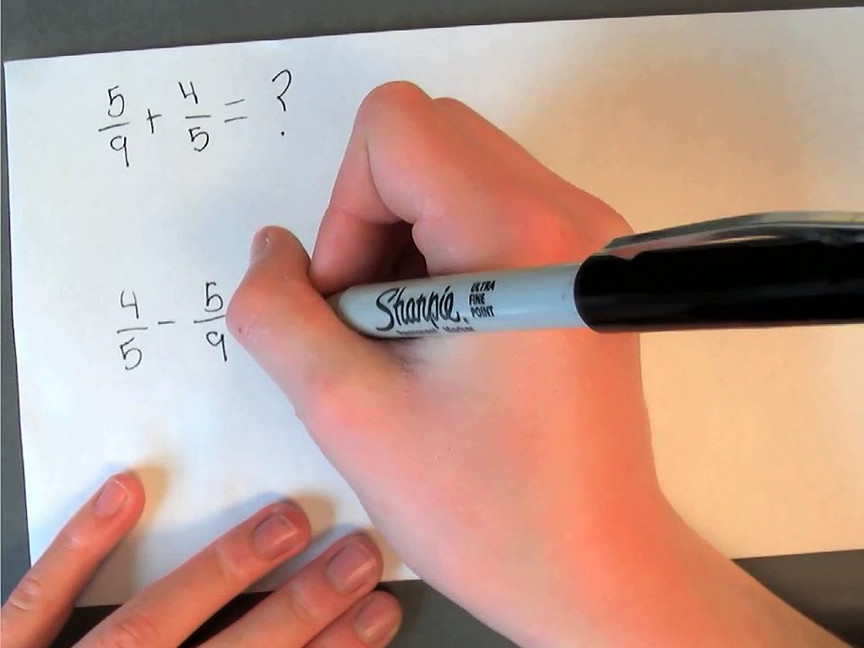 Adding And Subtracting Fractions With Unlike Denominators-Math Is Fun - Video Dailymotion