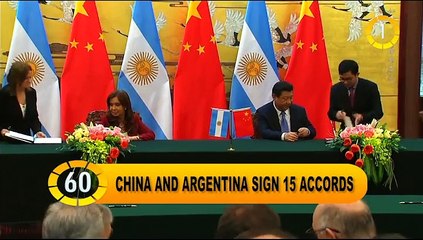 In 60 seconds - Argentina and China sign new deals