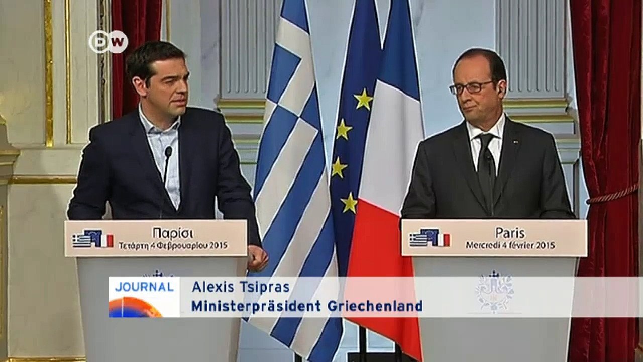 Tsipras auf Offensivtour in Brüssel und Paris | Journal