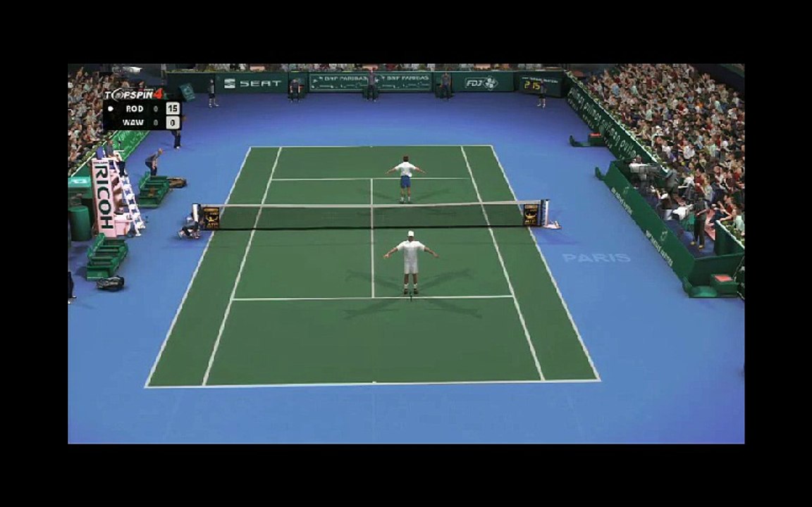 Extrait / Gameplay - Top Spin 4 (Epic Bug en Partie Online !)