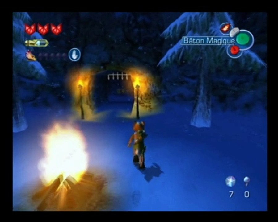 Extrait / Gameplay - StarFox Adventures (Balade Nocturne avec Fox)