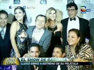 Miguel Barraza llegó ebrio al avant premiere de 'El pequeño seductor'