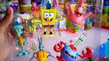play doh spongebob squarepants unboxing toys playdough toy for children