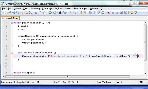 Learn Java in Urdu or Hindi 40 - Two Type Variables in Generics