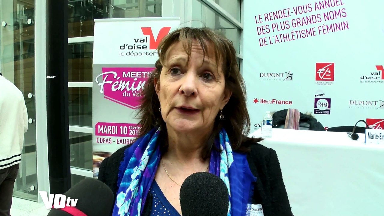 Marie-José Pérec, marraine du 4ème meeting féminin du Val d'Oise