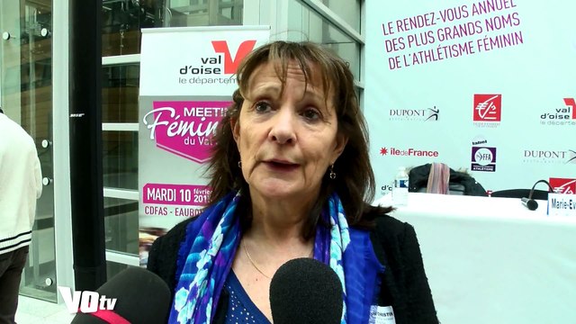 Marie-José Pérec, marraine du 4ème meeting féminin du Val d'Oise