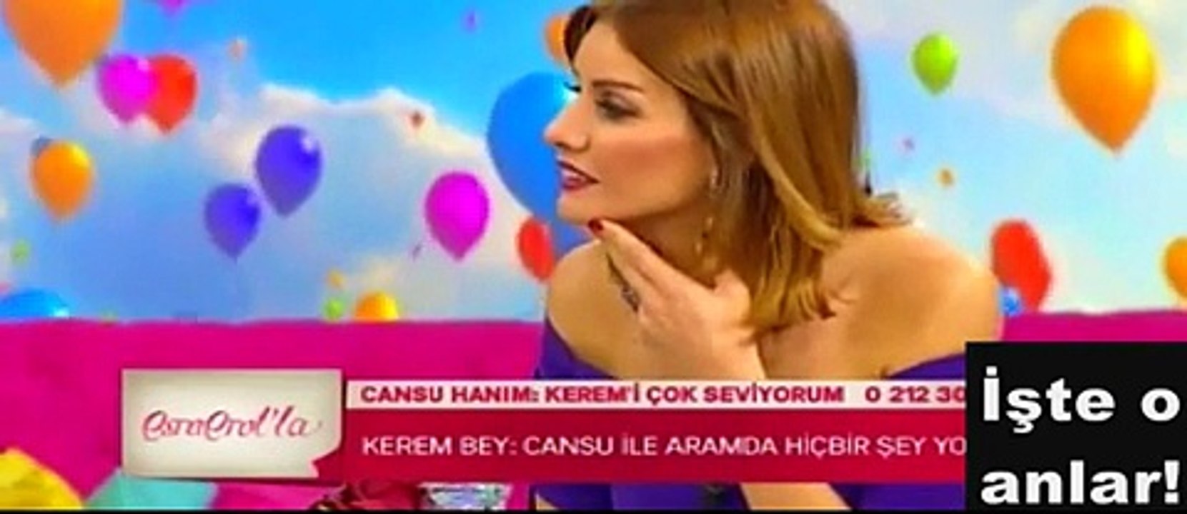 Esra Erol'da ilginç dakikalar yaşandı