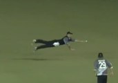 Amazing catch by young New Zealand cricketer (Corey Anderson)