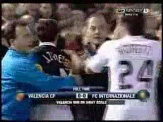 Valence - Inter Milan - Fight